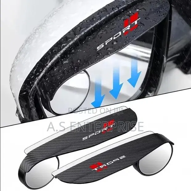2-in-1 Car Rearview Mirror Rain Eyebrow Visor · Photo 1