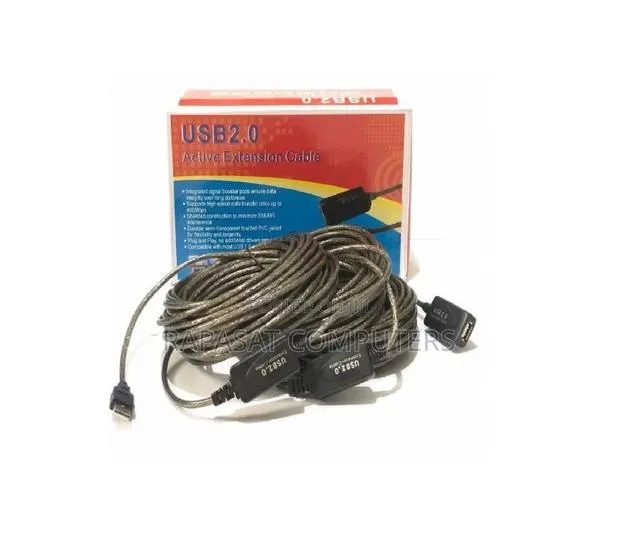 Usb 2.0 Male to Usb Female Extension Cable 20m · Photo 1