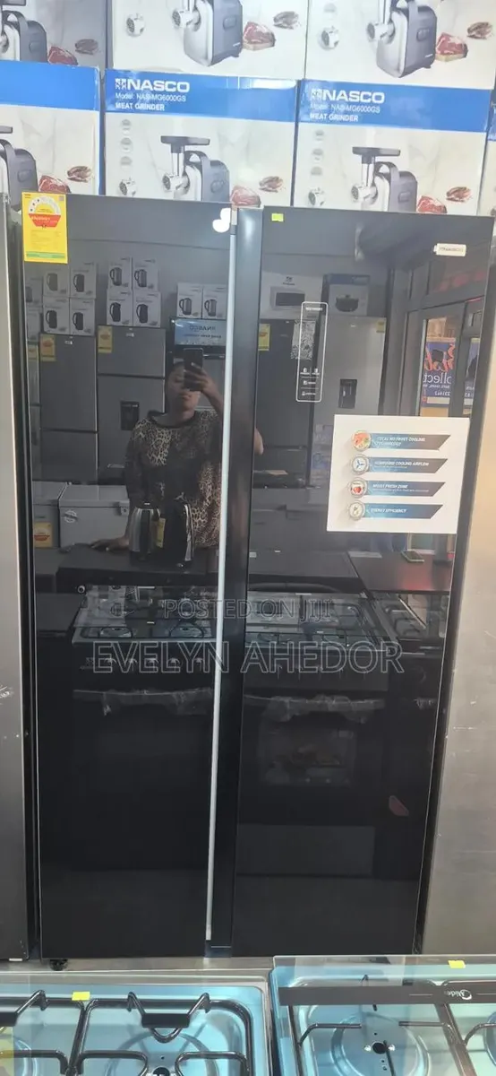 Nasco Mirror Fridge 521l With 3 Stars Side by Side Fridge · Photo 1