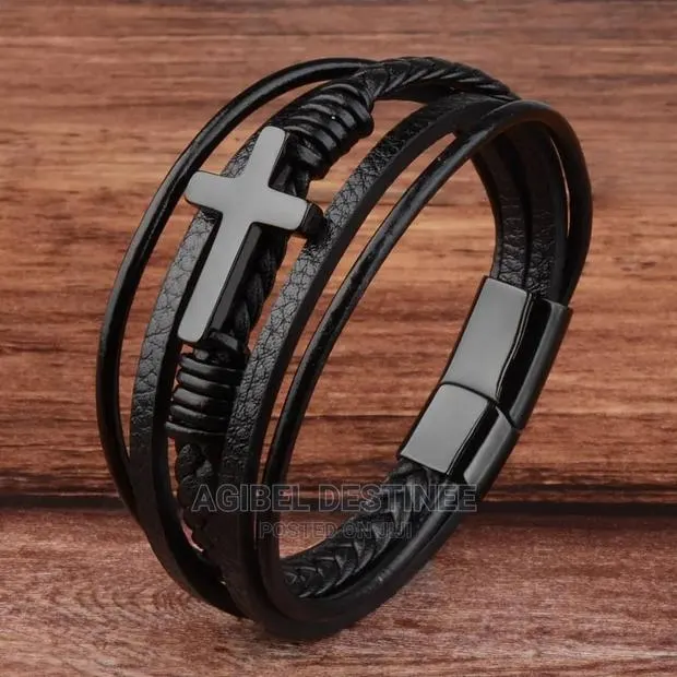 Classic Design Cross Bracelets for Men · Photo 1