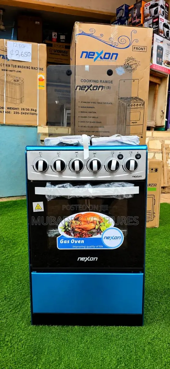 Nexon Auto Ignition 50x50 Gas Cooker With Oven and Grill · Photo 1