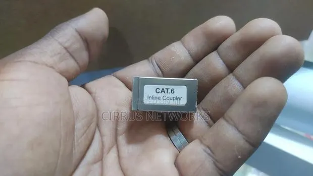 RJ45 to RJ45 Shielded Ethernet Cable Coupler Joiner · Photo 1