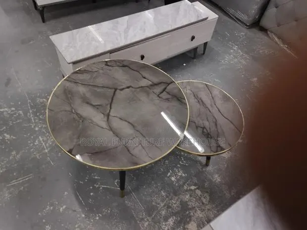 Dark Gray Nesting Coffee Table Set · Photo 1