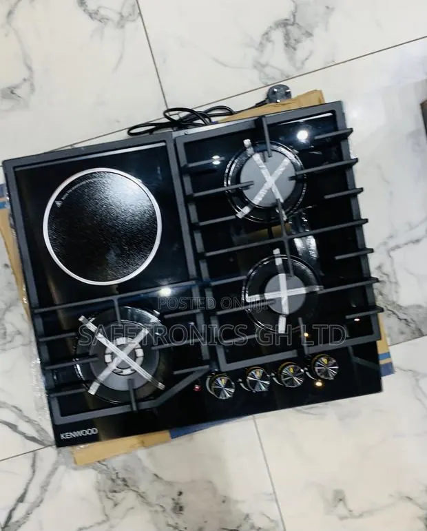 New Peaceful < Kenwood 3+1 Hob Inbuilt Black · Photo 1