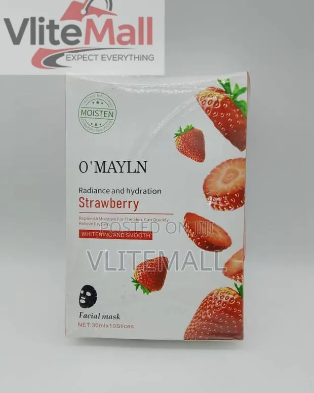 O'Mayln Strawberry Radiance and Hydration Facial Mask · Photo 1