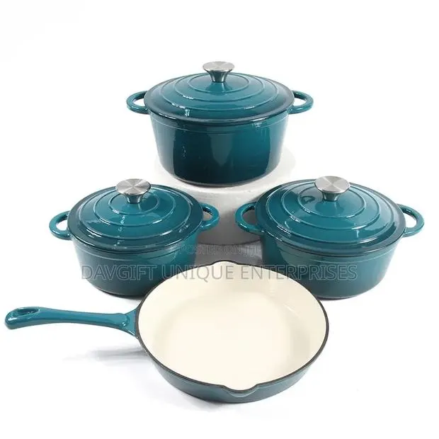 7pcs Original Cast Iron Cookware Set · Photo 1