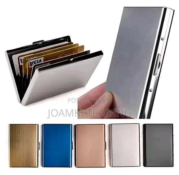 Anti Scan Rfid 6/10 Cards Aluminium Metal Credit Card Holder Wallet · Photo 1