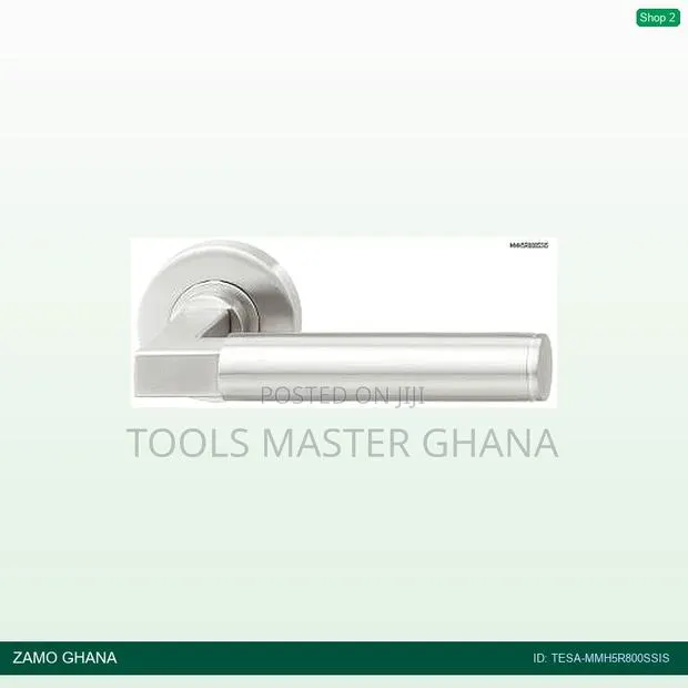 Tesa Door Handle Solid Lever Handle Mach Stainless - Tesa-Mmh5r800ssis · Photo 1