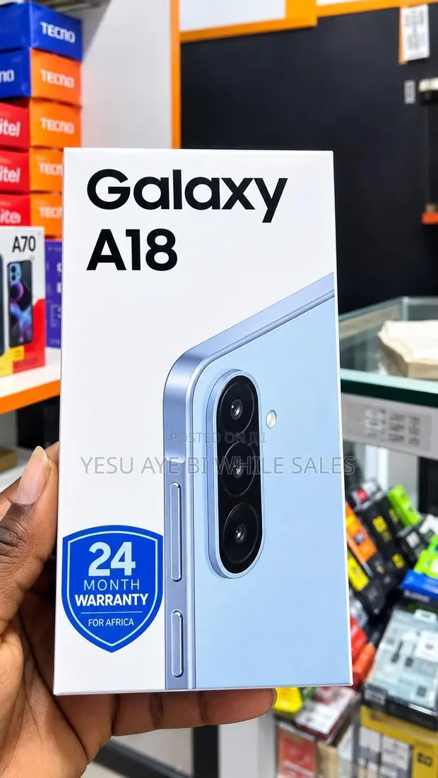 New Samsung Galaxy A18 128 GB Blue · Photo 1