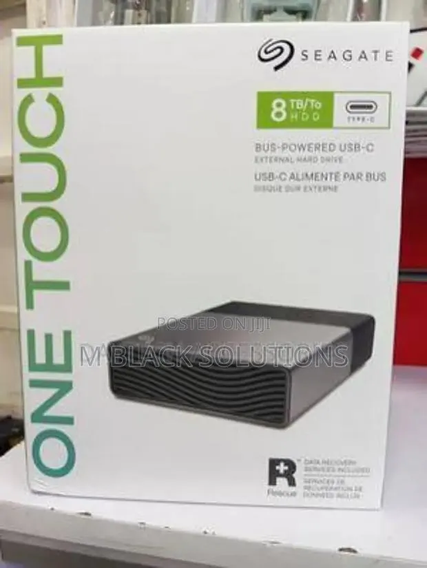 Seagate One Touch 8TB Desktop External With C Charging Pot · Photo 1