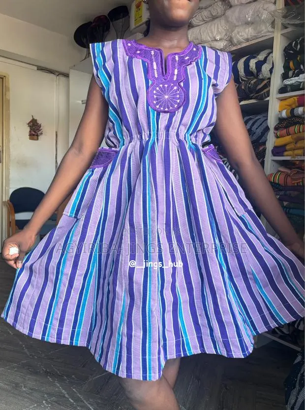 Purple Shade Smock Dress · Photo 1