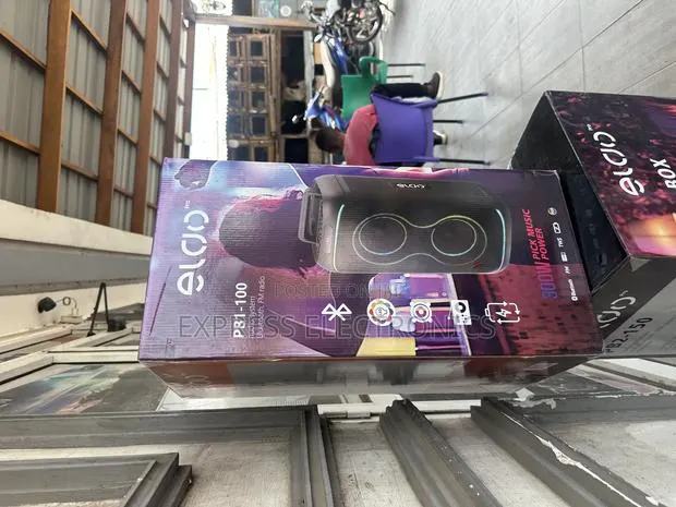 High Quality Sleek Black Rechargeable Speaker Eldo Pb1-100 Double 6,5 · Photo 1