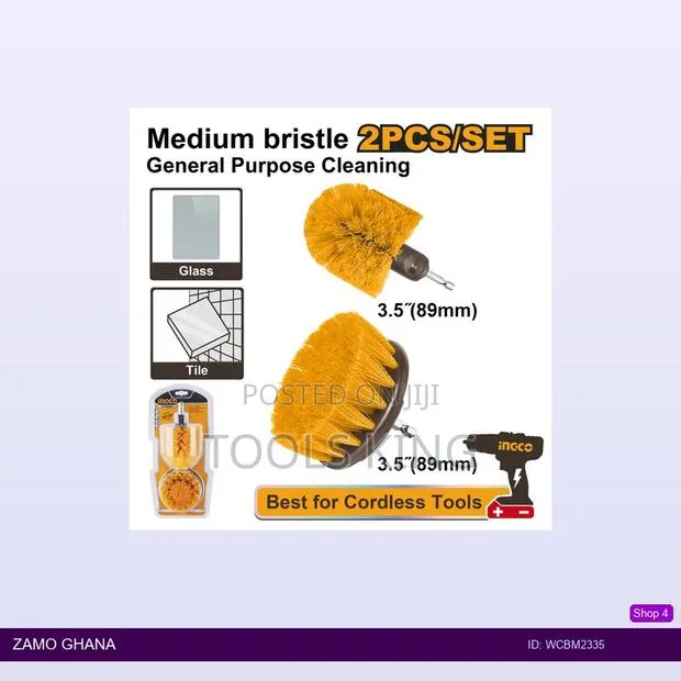 2 PCS Medium Bristle Brush Set - Wcbm2335 · Photo 1
