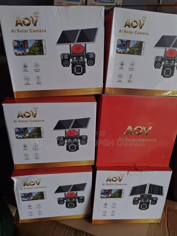 4-Lens 4G AI Solar Security Camera · Photo 1