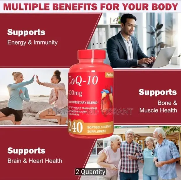 Coq10 Supplement, for Heart Health Support,