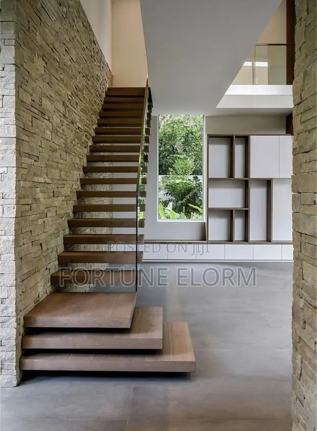 Wood Floating Stairs · Photo 1