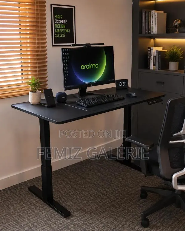 Oraimo Flexistation Ergonomic Smart Adjustable Electric Standing Desk · Photo 1