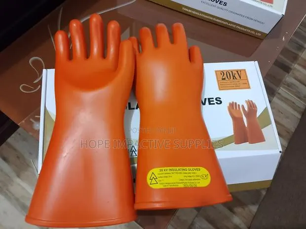 Heavy Duty Electric Shock Protective Hand Glove(Protect Up to 20kv). · Photo 1