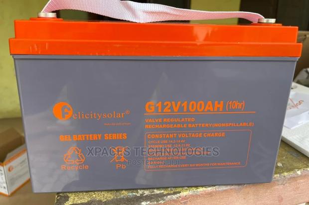 12v 100ah Deep Cycle Gel Battery Felicity · Photo 3