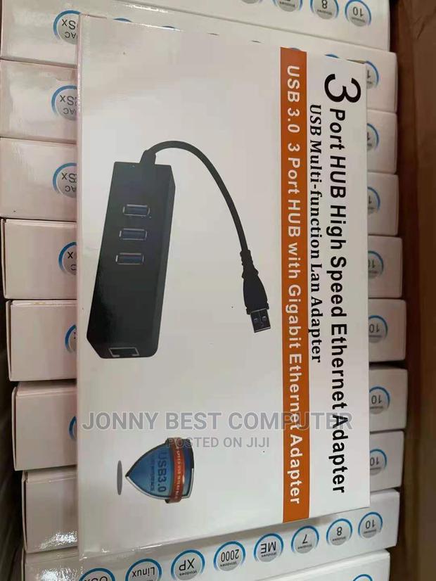 USB 3.0 3 Port HUB and LAN · Photo 1