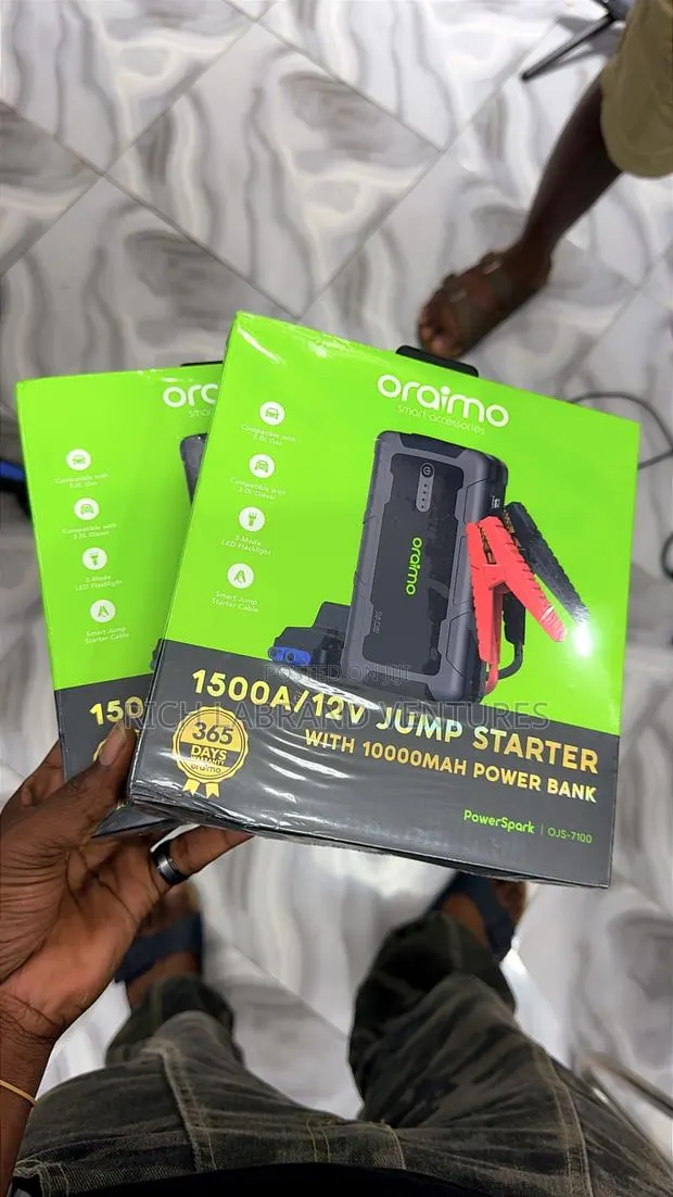 Oraimo PowerSpark 12V Car Jump Starter With 10000mAh Power Bank · Photo 1