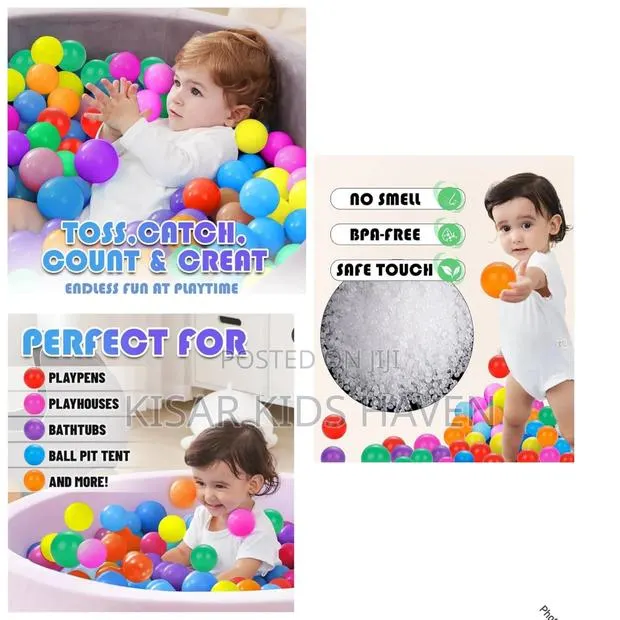 50 Pieces Kids Balls / Colourful Pit Balls 0 to 4 Years · Photo 1