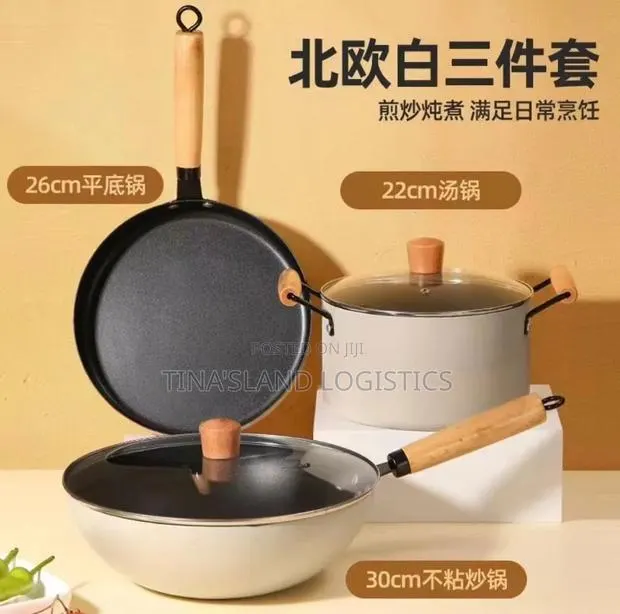 Heavy Marble Set 3 in 1 Non Stick Cooking Pan. · Photo 1
