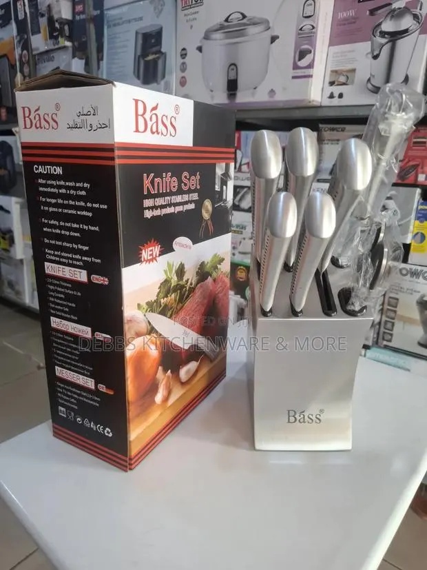 Bass Block Knife Stainless Steel Sets · Photo 1