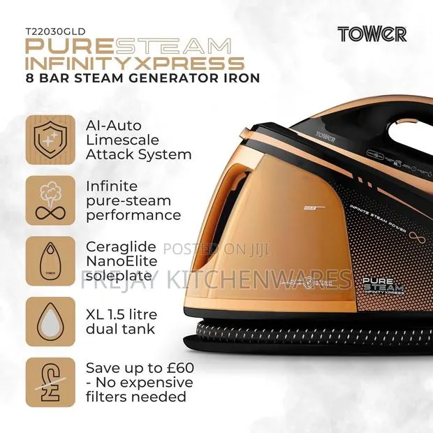 Tower Pure Steam Generator Iron · Photo 1