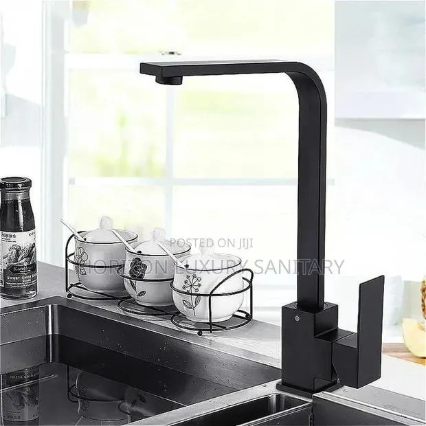 Kitchen Mixer- Black Sink Tap- Kitchen Faucet · Photo 1