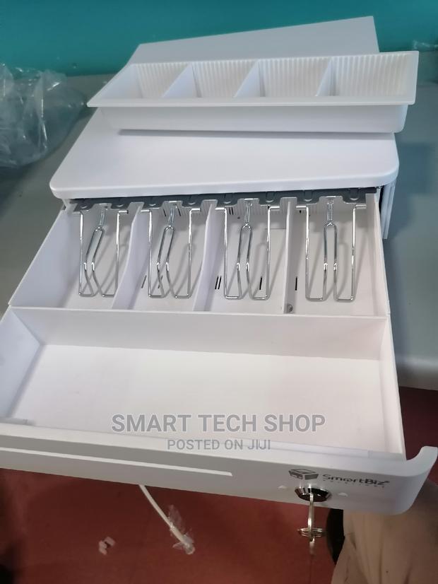 Steel Cash Drawer With Key and Electronic Lock.White Black · Photo 6