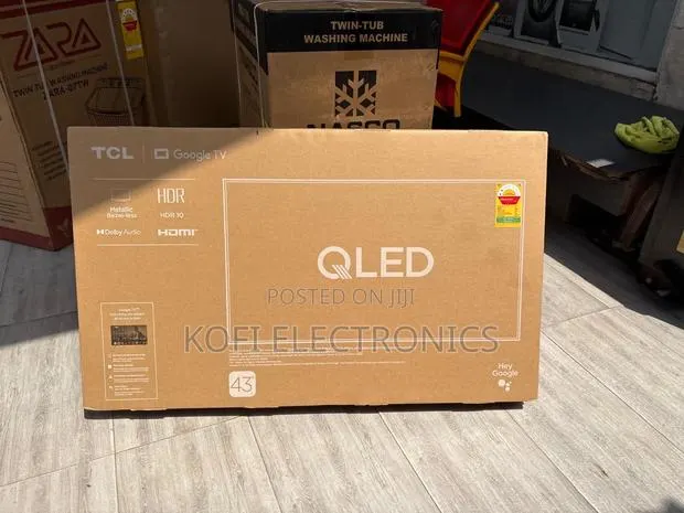 TCL 43” Smart Satellite Android Qled Tv Crystal Clear Display · Photo 1