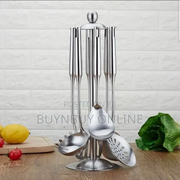 7pcs 304 Stainless Steel Utensils Set · Photo 1