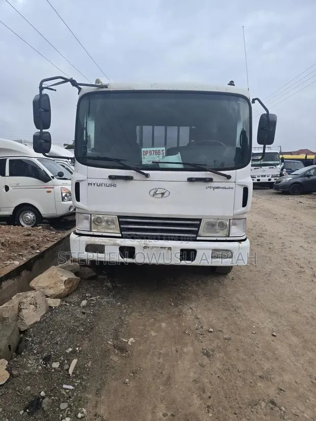Hyundai 5 Ton Manual Engine Double Axle 2004 White · Photo 1