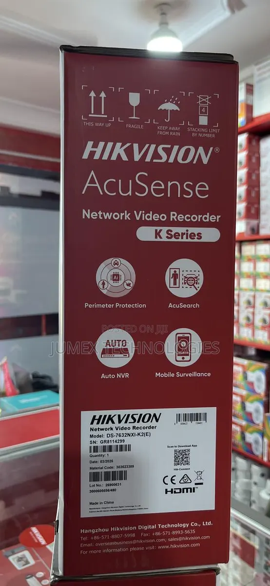 Hikvision 32ch Non- Poe NVR Ds-7632nxi-K2 Acusense K Series 4k · Photo 1