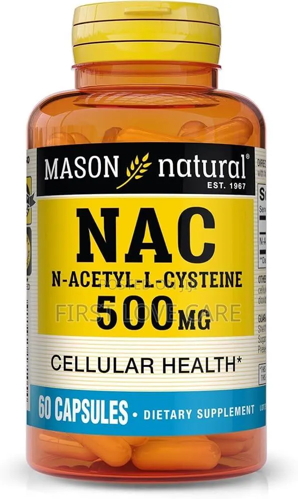 Mason Natural Nac N,Acetyl,L,Cysteine 500 Mg, Supports Normal,60 Caps · Photo 1