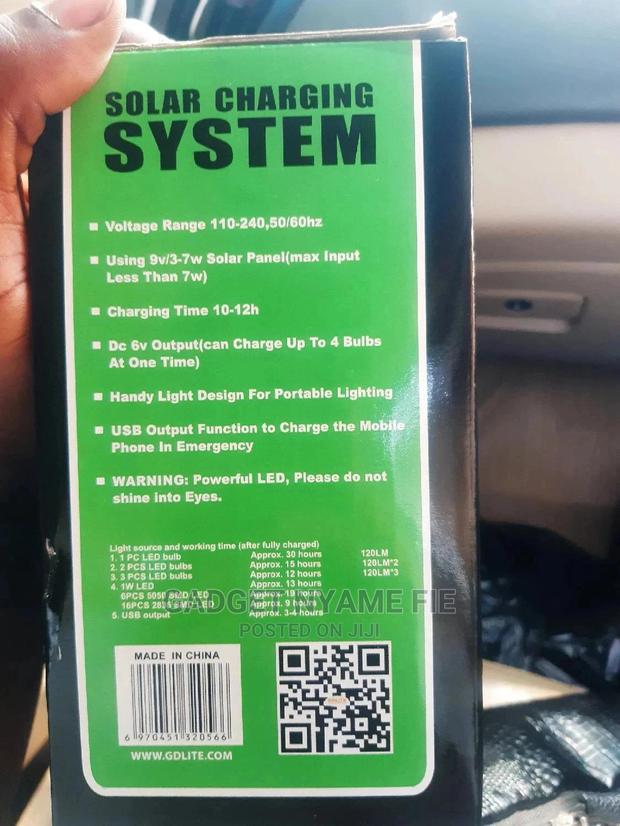 Gdlite 8017 Solar Charging System · Photo 4