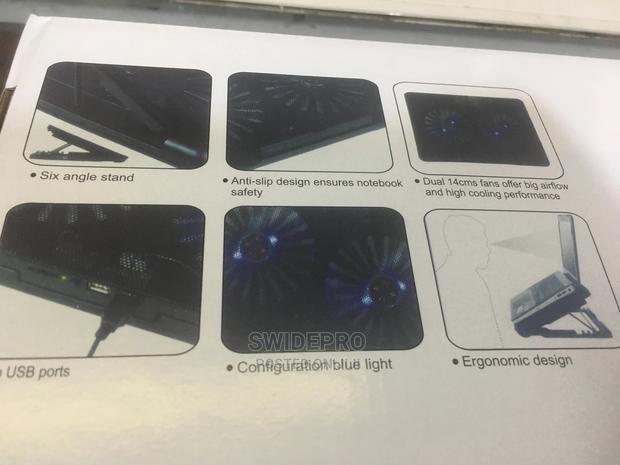 Adjustable Laptop Cooler + Two Fans · Photo 4