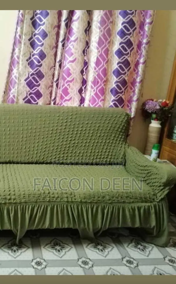 Strong Thick Cotton 4 PCS Sofa Skirt Covers (Only Sold as a Set ) · Photo 1
