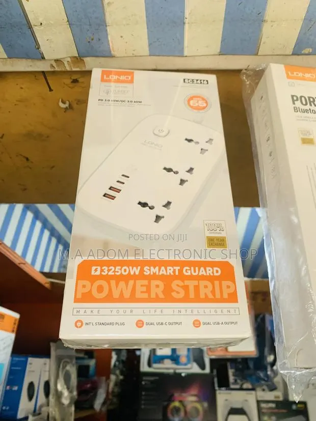 Ldnio Extension Board With Usb X2 Type C Fast Charge · Photo 1