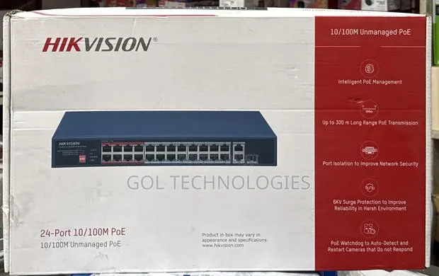 Hikvision 24-Port 10/100m Poe Ds-3e0326p-E/M(c) · Photo 1