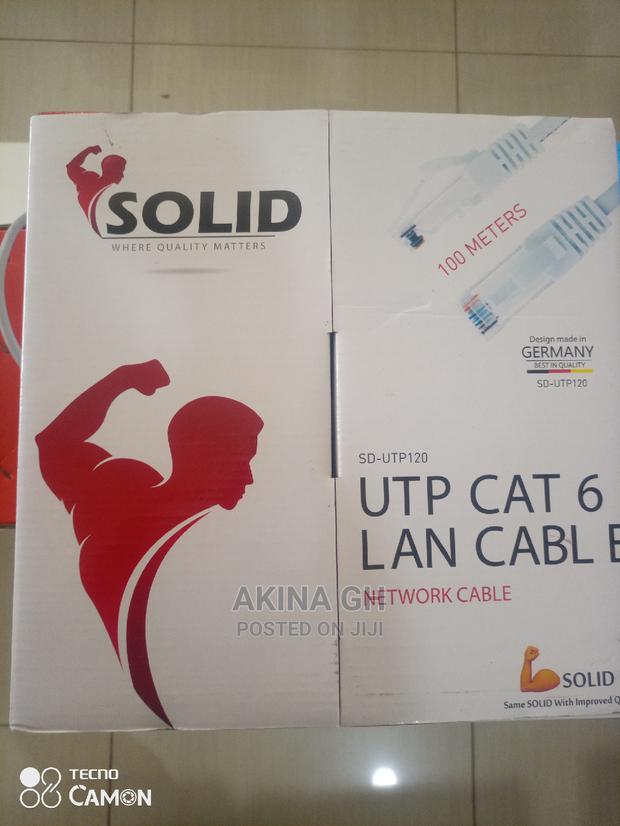 Solid Cat 6 Utp Cable 100 Meters · Photo 1