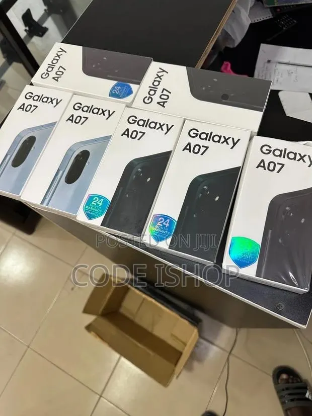 New Samsung Galaxy A07 5G 128 GB Black · Photo 1