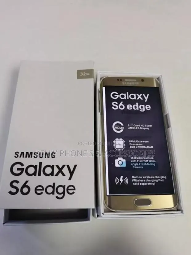 New Samsung Galaxy S6 edge 32 GB Silver · Photo 1