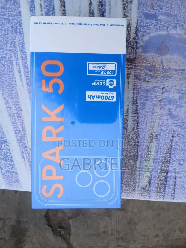New Tecno Spark 50 128 GB Blue · Photo 1