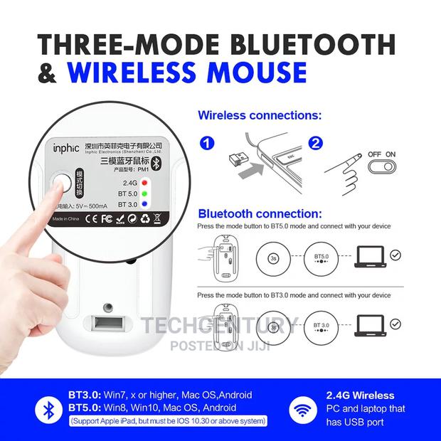 Inphic Bluetooth Mouse 3 Modes · Photo 4