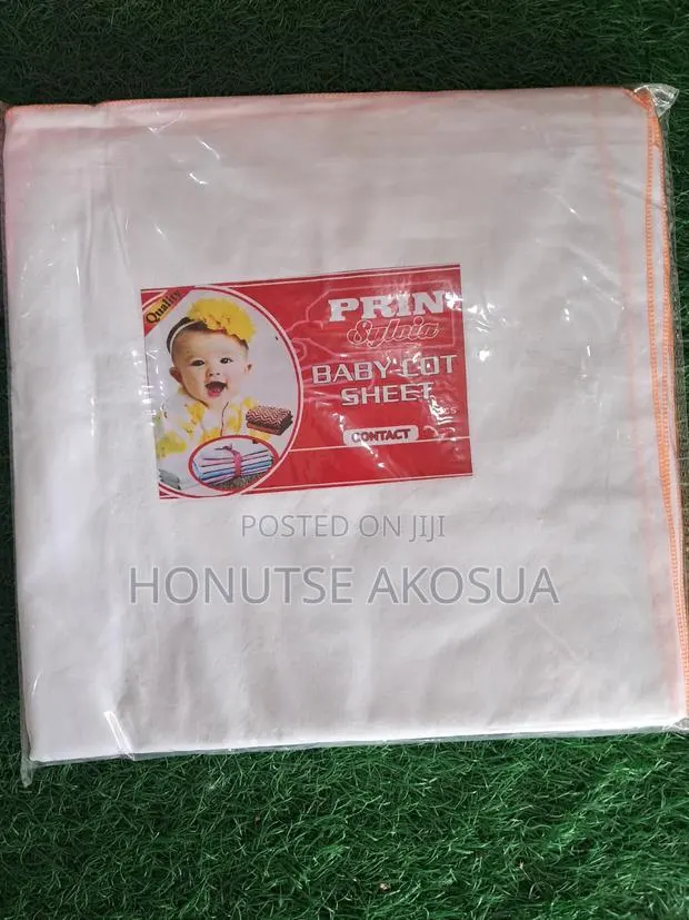 Baby White Cotsheet · Photo 2
