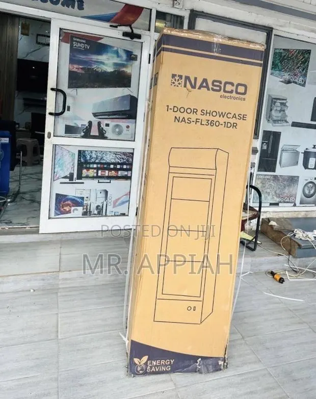 Super Affordable Nasco Nas360fl-1dr 298L Glass Door Fridge · Photo 1