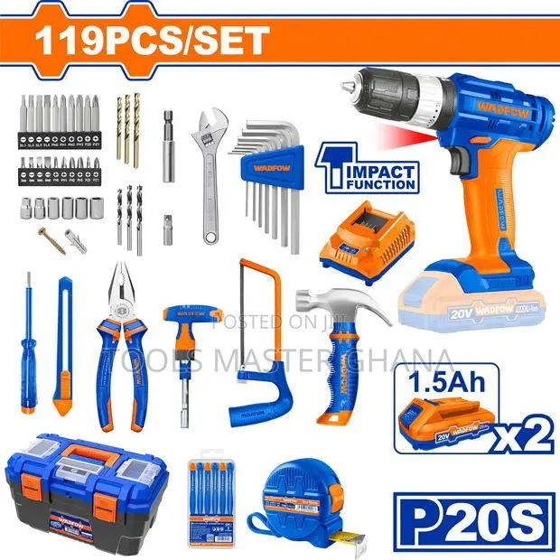 119 Pcs Tools Set # Wdt1b119 · Photo 1