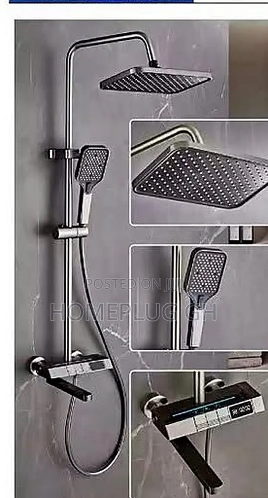 Shower Set – Gray (AL-306) · Photo 1